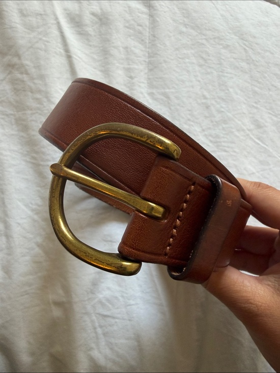 Madewell Accessories - Madewell Genuine Leather Belt with Brass Buckle